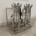 Podwójne potrójne etapy 500 mikronów 180 * 450 mm zbiornik filtra wody workowej