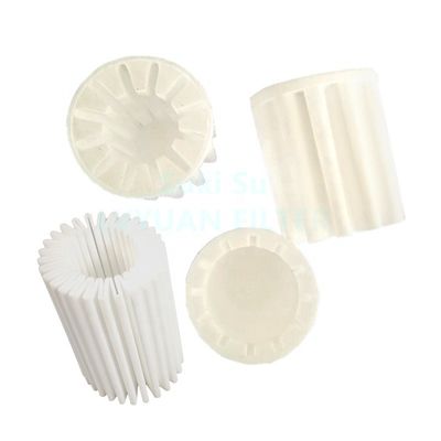 Fabrycznie dostosowany plisowany kształt kubka kwiatowego Porowaty plastikowy filtr spiekany SPE PE