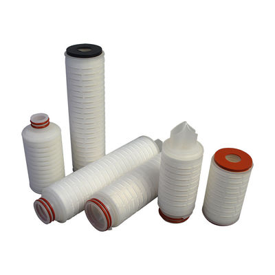 Pofałdowany wkład filtrujący z PTFE o średnicy wewnętrznej 28 mm z 226 222 płaskim / żebrem